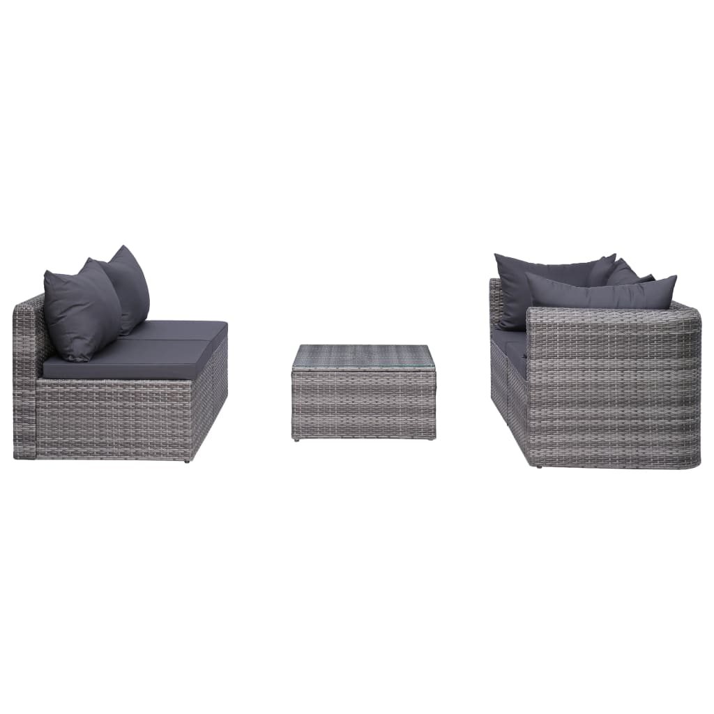Garden Lounge Set Grey