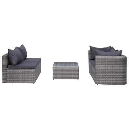 Garden Lounge Set Grey