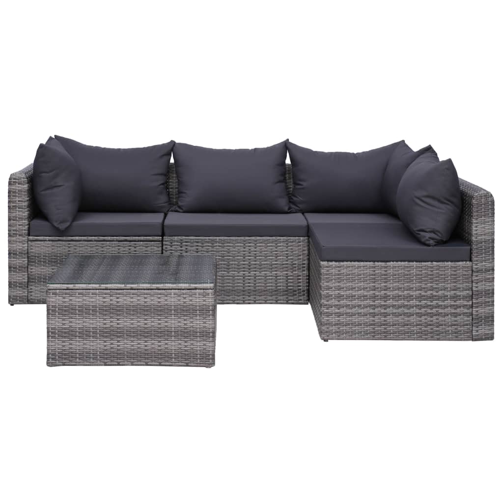 Garden Lounge Set Grey