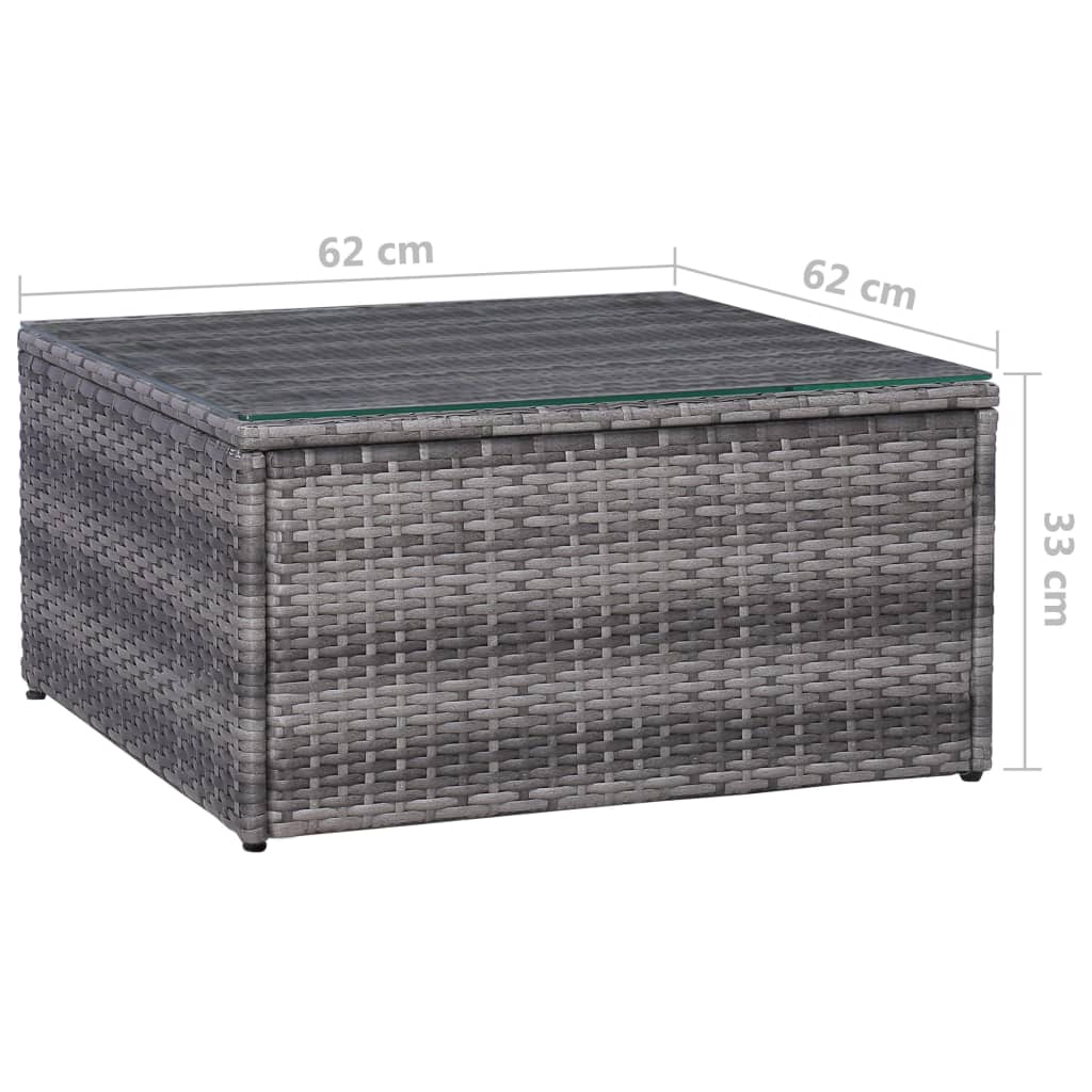 Garden Lounge Set Grey
