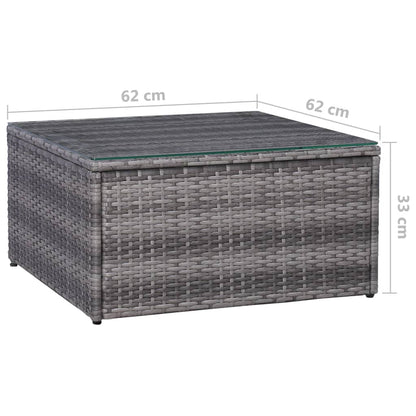 Garden Lounge Set Grey