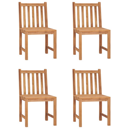 Garden Dining Set Warm Brown Fine sanded teak hardwood Medium