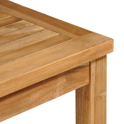 Garden Dining Set Warm Brown Fine sanded teak hardwood Medium