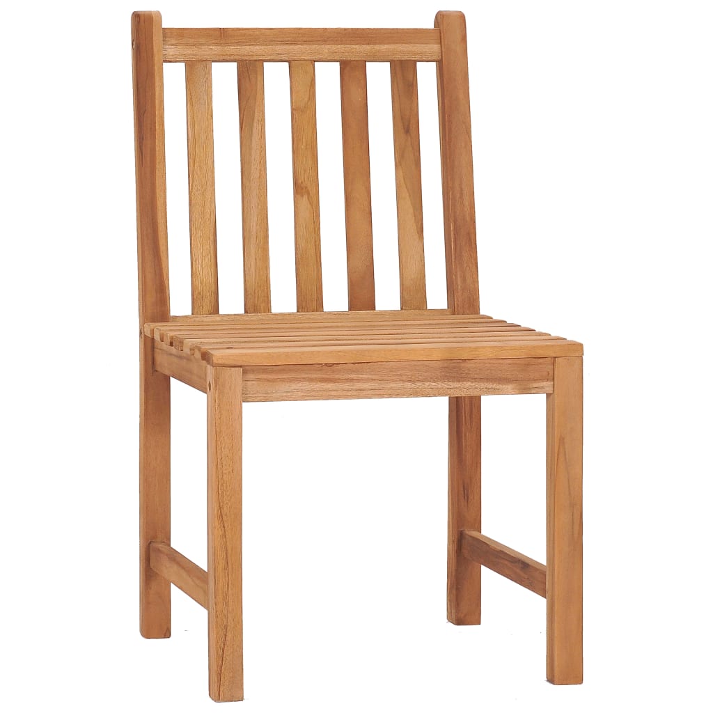 Garden Dining Set Warm Brown Fine sanded teak hardwood Medium