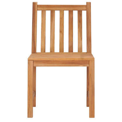 Garden Dining Set Warm Brown Fine sanded teak hardwood Medium