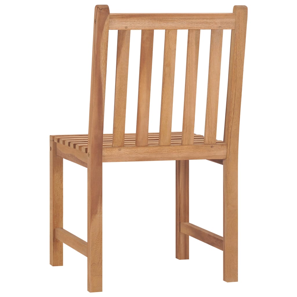Garden Dining Set Warm Brown Fine sanded teak hardwood Medium