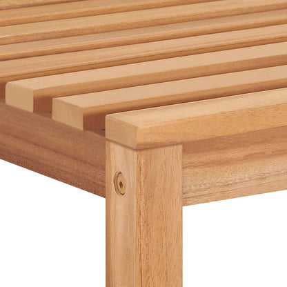 Garden Dining Set Warm Brown Fine sanded teak hardwood Medium