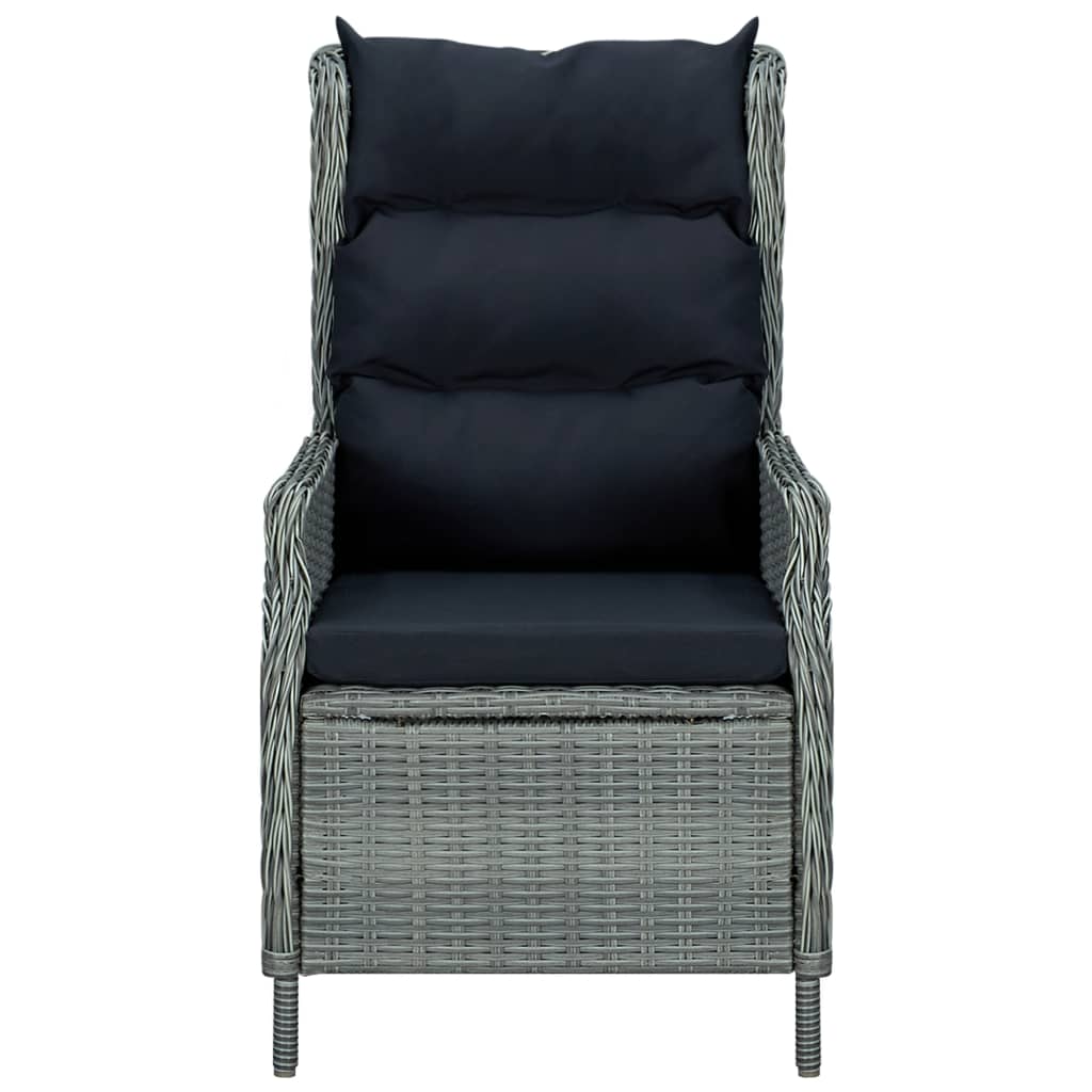 Outdoor Dining Set Light Grey