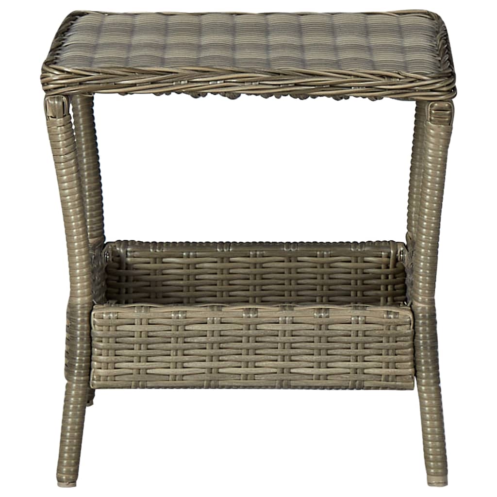 Garden Lounge Set Brown, Black