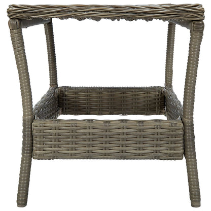 Garden Lounge Set Brown, Black