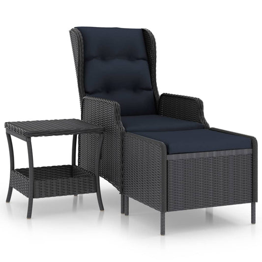 Garden Lounge Set Dark Grey