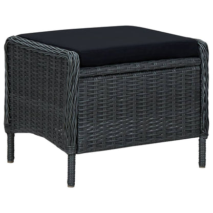 Garden Lounge Set Dark Grey
