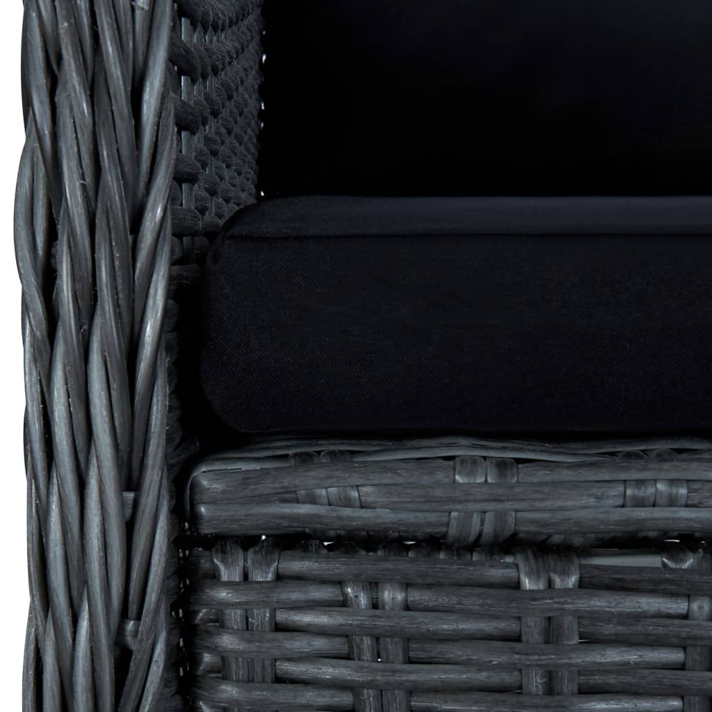 Outdoor Dining Set Dark Grey