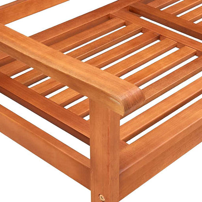 Bench Eucalyptus wood Solid eucalyptus wood 47.2 in Ergonomic