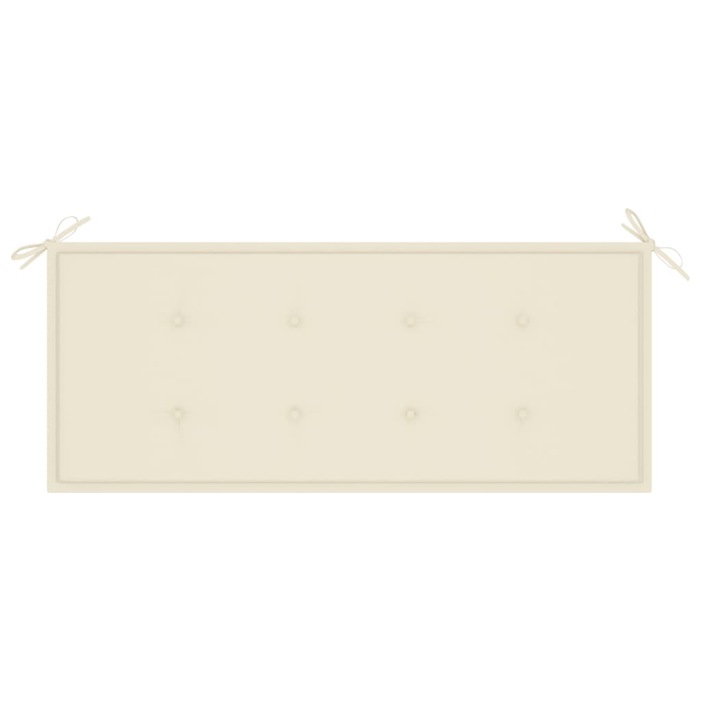 Bench Grey Solid eucalyptus wood 2-Seater Ergonomic Bench