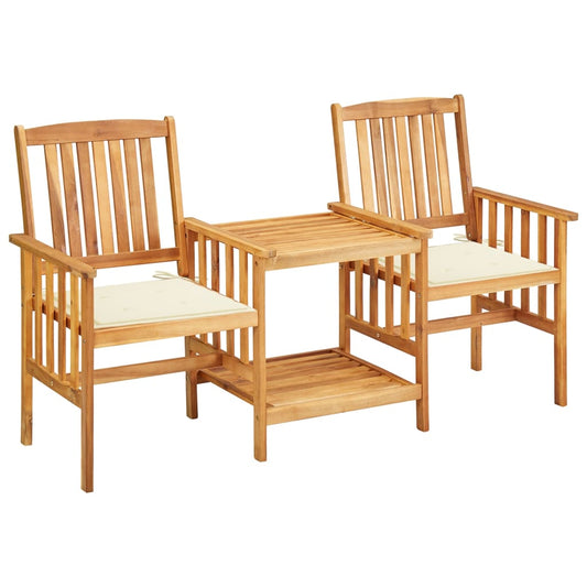 Bistro Set Wood Solid Acacia wood Medium Seats Many Bistro Set