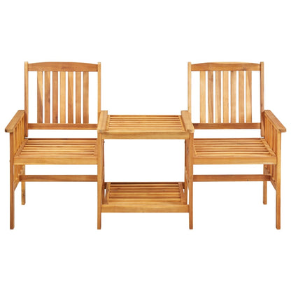Patio Bistro Set Wooden brown Solid acacia wood Standard Durable