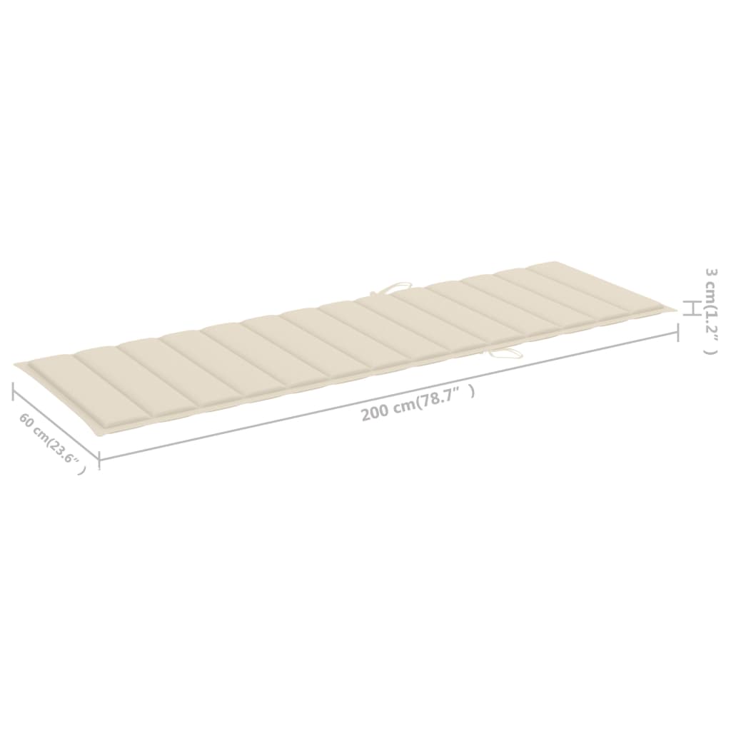 Sun Lounger Grey Solid Acacia Wood Large Height-Adjustable