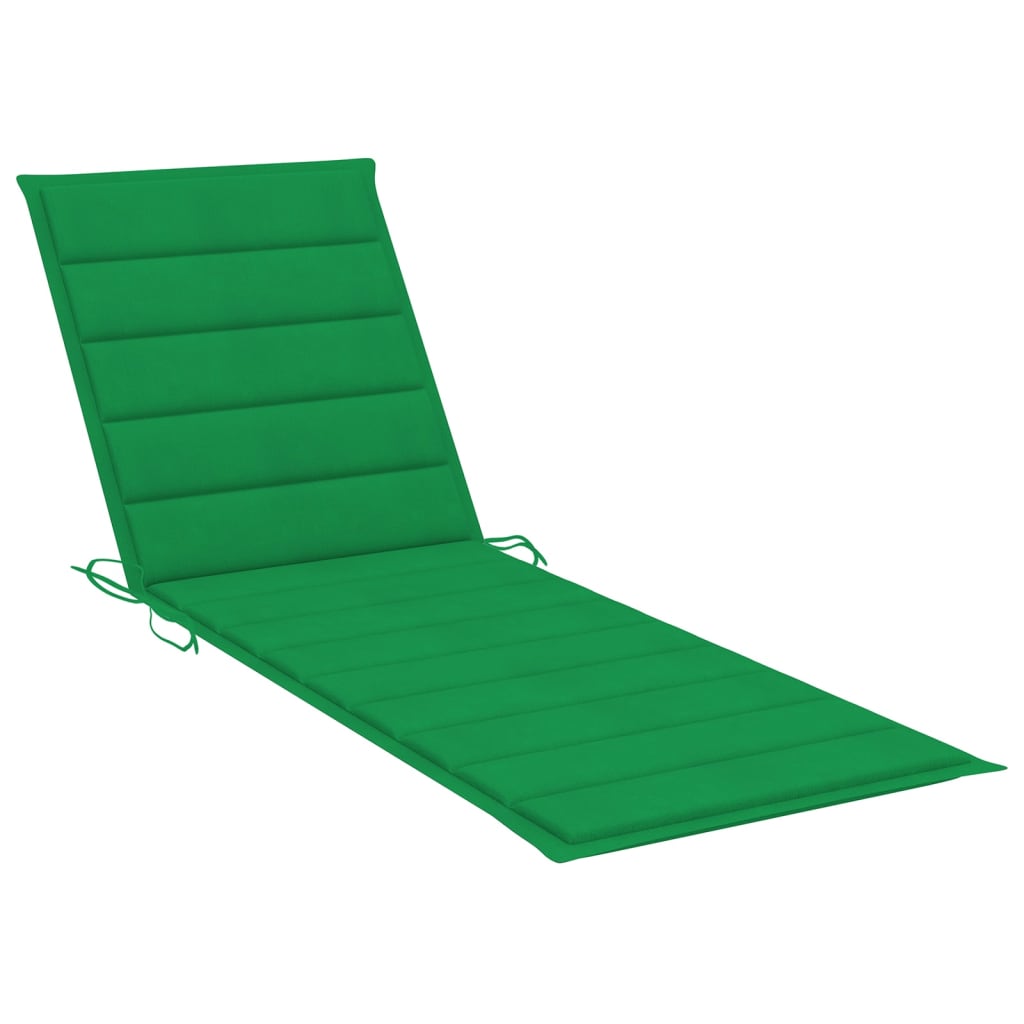 Sunlounger Natural wood Solid Acacia wood Large