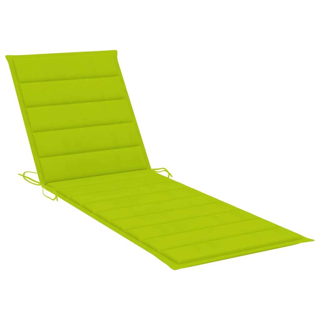 2-Person Patio Sun Lounger with Cushions Solid Acacia Wood