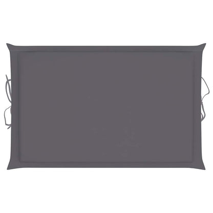 Sunlounger Anthracite Solid acacia wood; 100% polyester cushion