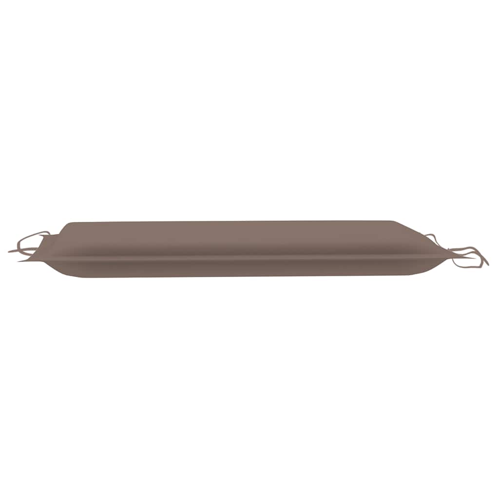 Sunlounger Taupe Solid acacia wood Standard Foldable Sunlounger