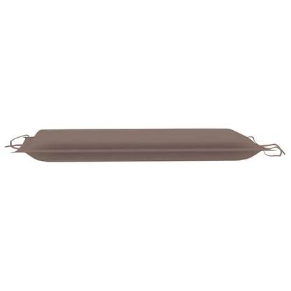 Sunlounger Taupe Solid acacia wood Standard Foldable Sunlounger