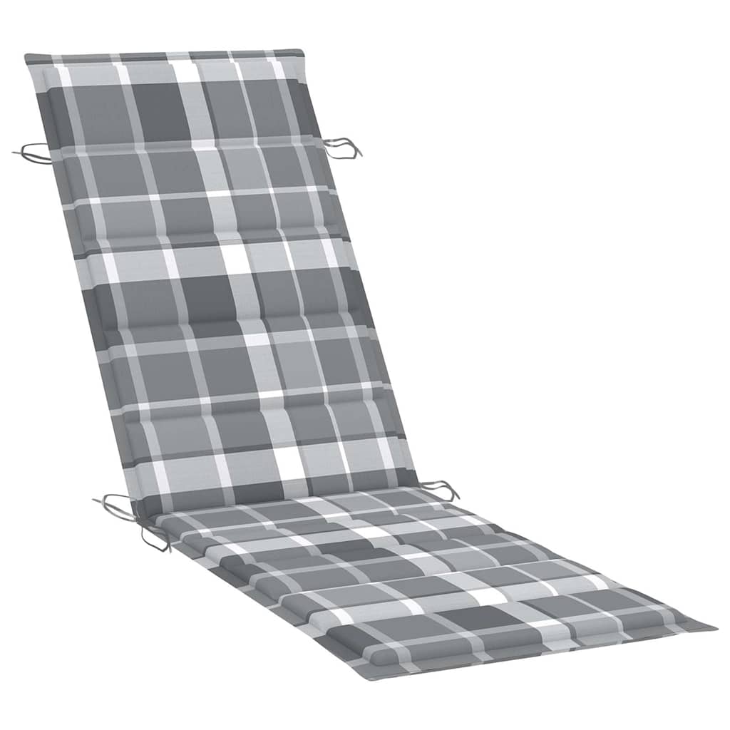 Sunlounger Natural wood Solid acacia wood Standard Foldable