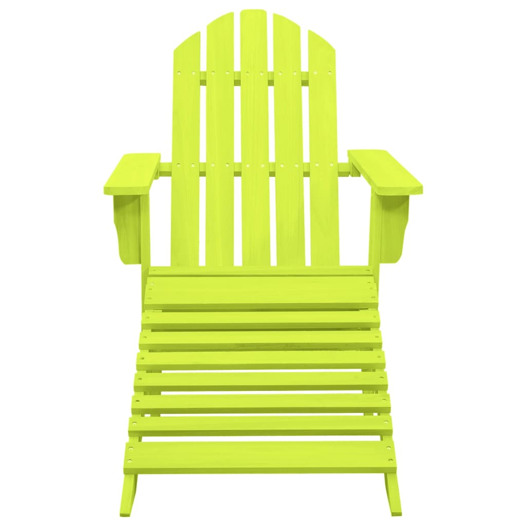 Garden Chair Green Solid fir wood Detachable Garden Chair Other
