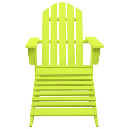 Garden Chair Green Solid fir wood Detachable Garden Chair Other