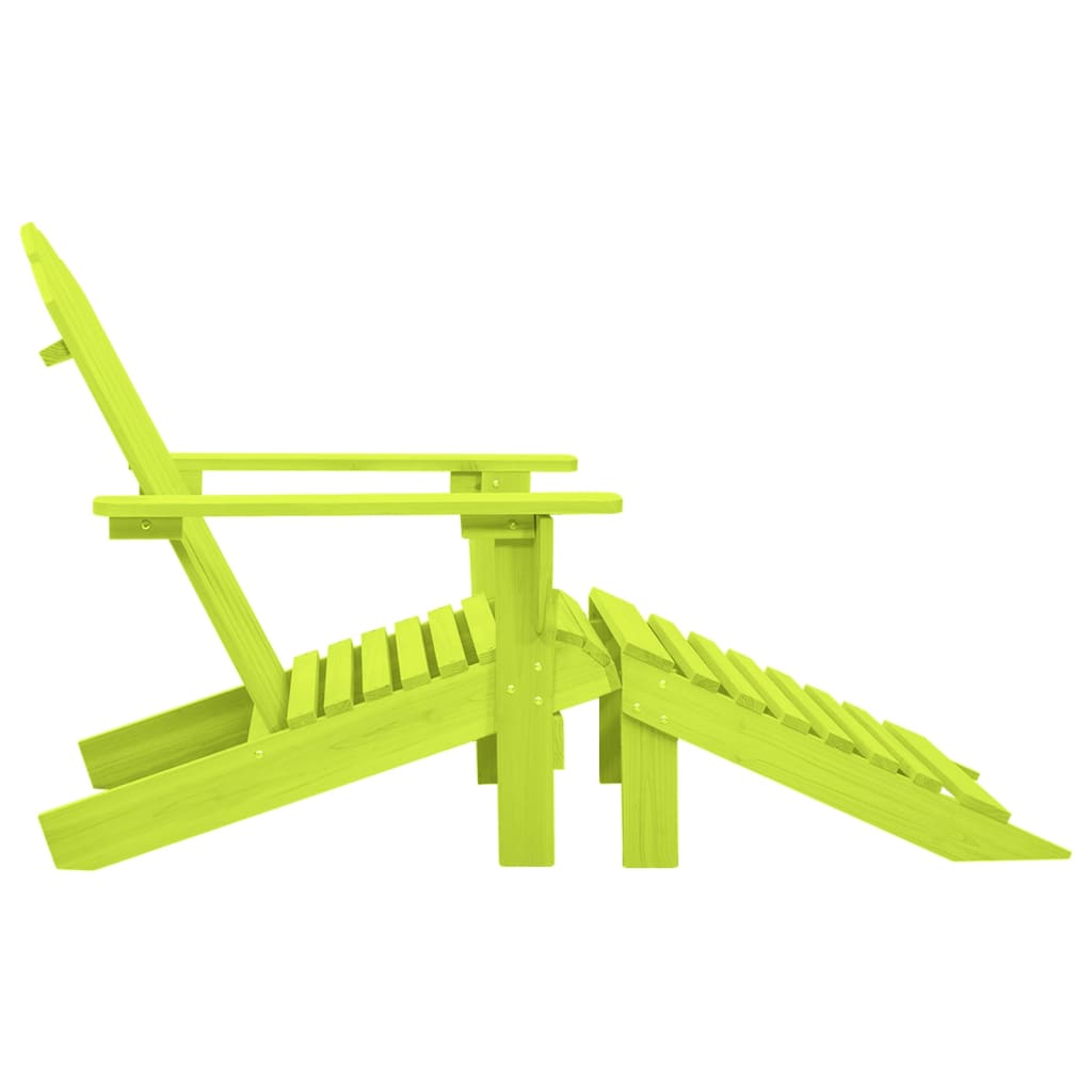 Garden Chair Green Solid fir wood Detachable Garden Chair Other