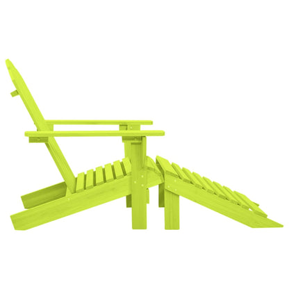 Garden Chair Green Solid fir wood Detachable Garden Chair Other