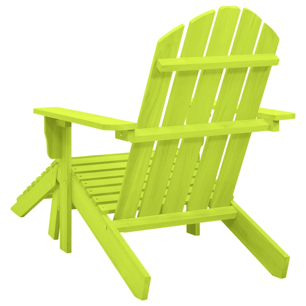 Garden Chair Green Solid fir wood Detachable Garden Chair Other