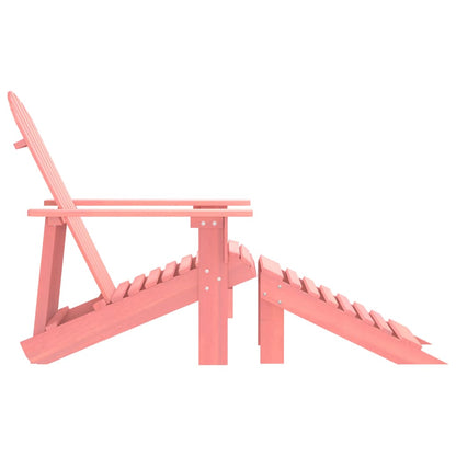 Garden Chair Pink Solid fir wood Standard Detachable