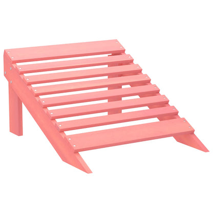 Garden Chair Pink Solid fir wood Standard Detachable