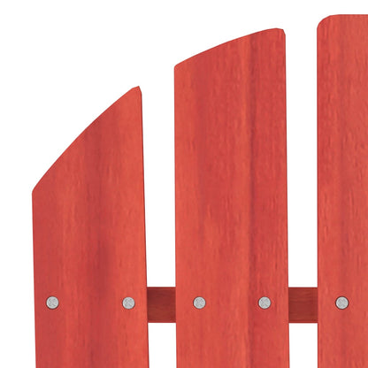 Garden Chair Red Solid fir wood Medium Ergonomic