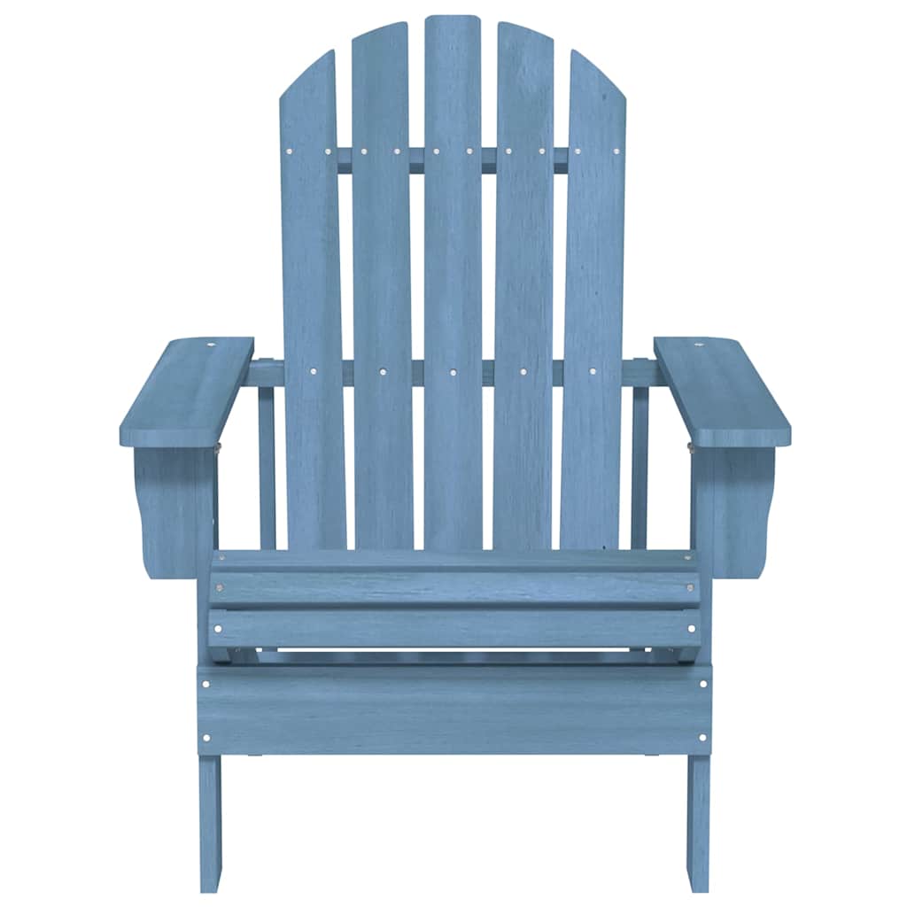 Garden Chair Blue Solid fir wood Medium Ergonomic