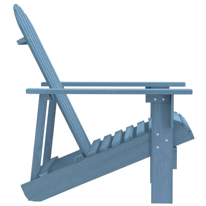 Garden Chair Blue Solid fir wood Medium Ergonomic