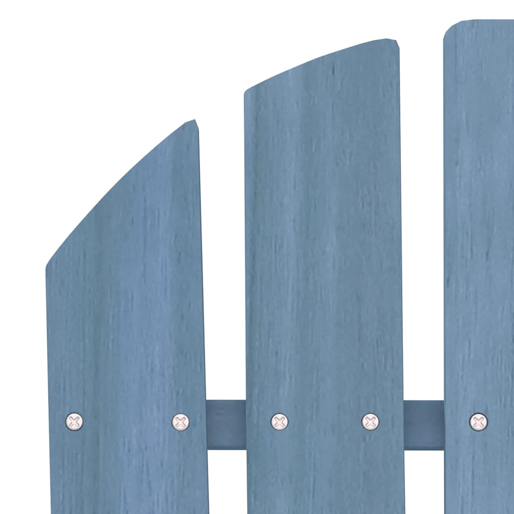 Garden Chair Blue Solid fir wood Medium Ergonomic