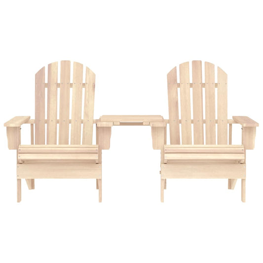 Garden Chair Natural Wood Solid fir wood Standard Ergonomic