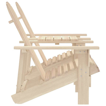 Garden Chair Natural Wood Solid fir wood Standard Ergonomic