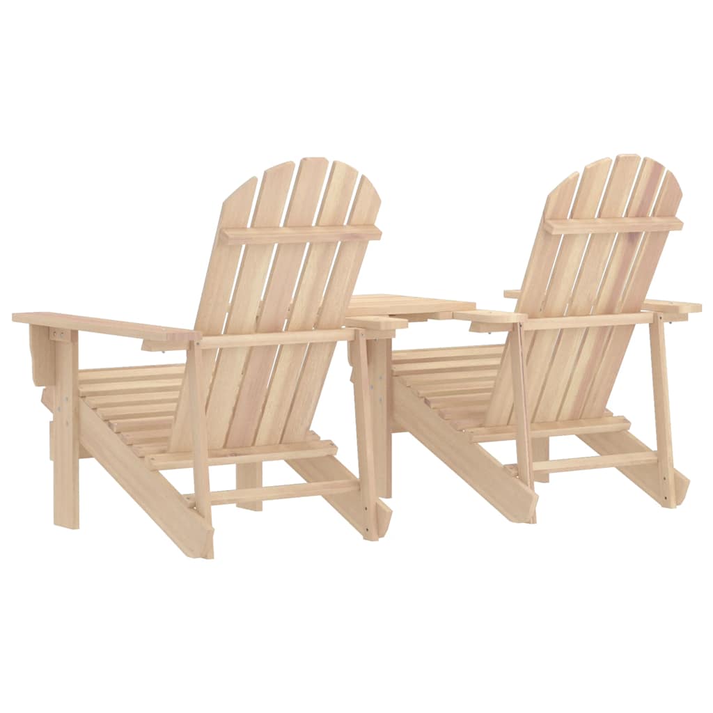 Garden Chair Natural Wood Solid fir wood Standard Ergonomic