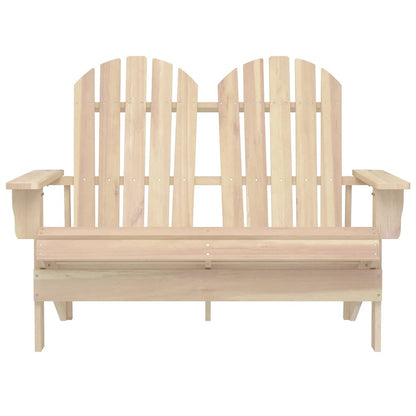 Garden Chair Natural Wood Solid Fir Wood Standard Ergonomic