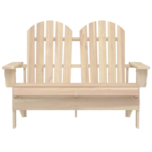 Garden Chair Natural Wood Solid Fir Wood Standard Ergonomic