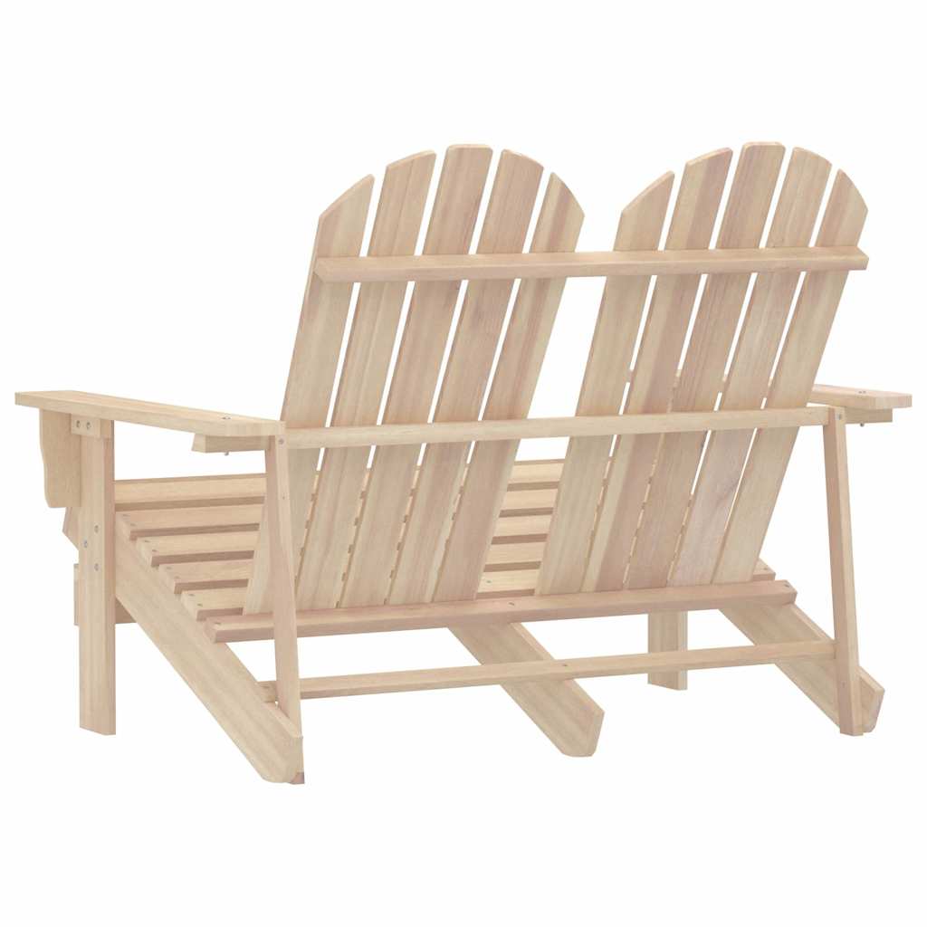 Garden Chair Natural Wood Solid Fir Wood Standard Ergonomic