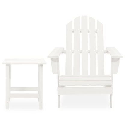 Garden Chair White Solid fir wood Standard Ergonomic