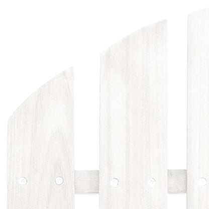 Garden Chair White Solid fir wood Standard Ergonomic
