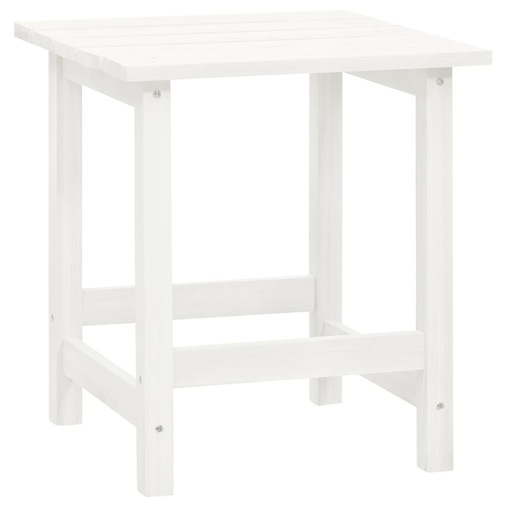 Garden Chair White Solid fir wood Standard Ergonomic