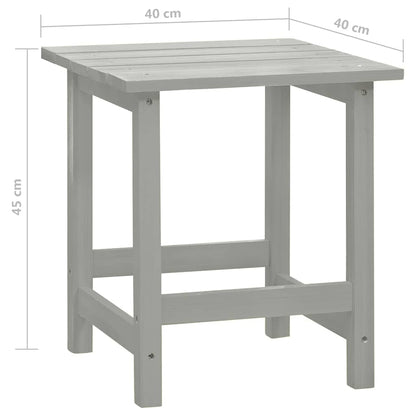 Garden Chair Grey Solid fir wood Large Ergonomic Garden Chair