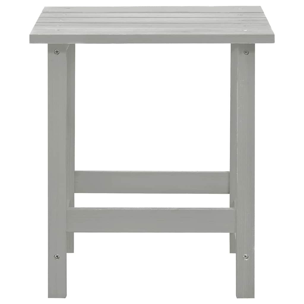 Garden Chair Grey Solid fir wood Large Ergonomic Garden Chair